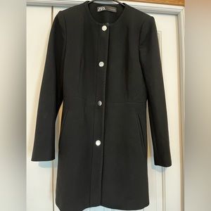 Black Zara coat